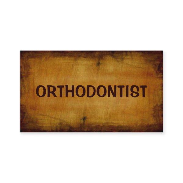 Orthodontist Antique