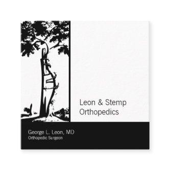 Orthopedic Crooked Tree Symbol Square