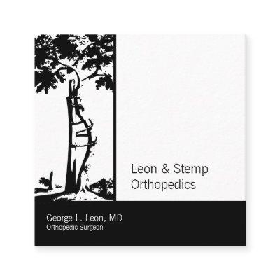 Orthopedic Crooked Tree Symbol Square