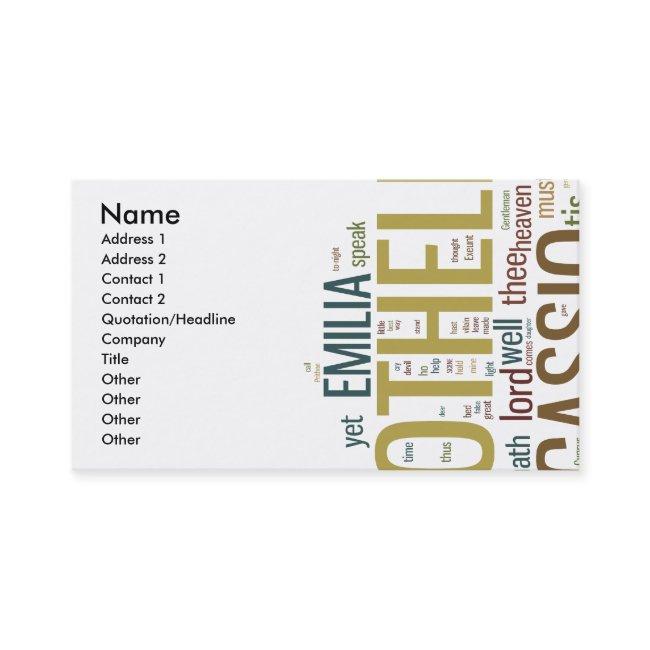 Othello Word Mosaic