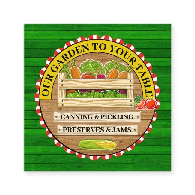 OUR GARDEN TO YOUR TABLE SQUARE