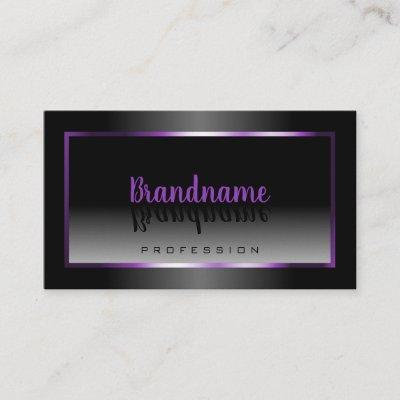 Outstanding Black and White Gradient Purple Frame
