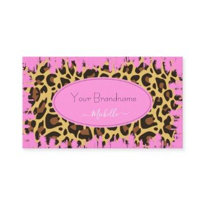 Outstanding Pink Leopard Pattern Custom Services