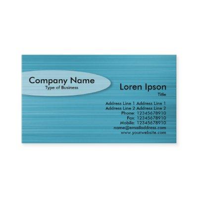 Oval - Brushed Light Blue