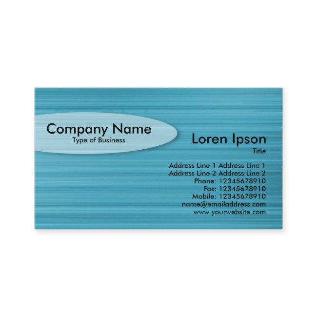 Oval - Brushed Light Blue