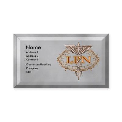 Oval Copper LPN Nurse
