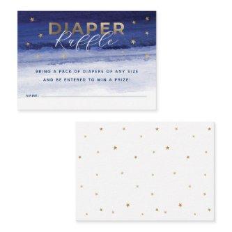 Over the Moon Diaper Raffle Insert Card