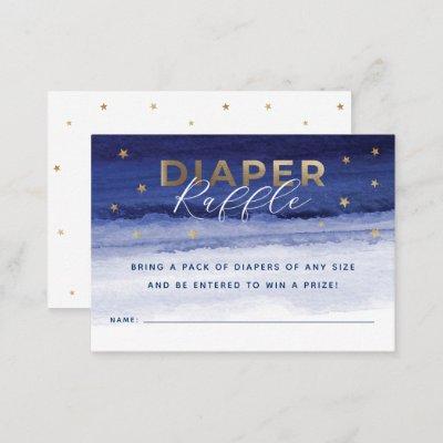 Over the Moon Diaper Raffle Insert Card