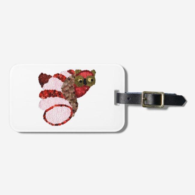 Owl Luggage Tag with Slot