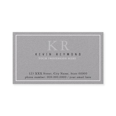 own simple & minimalist basic gray presentation