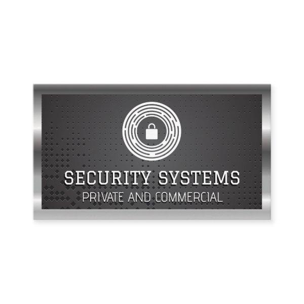 Pad Lock Logo | Metal Border Mesh