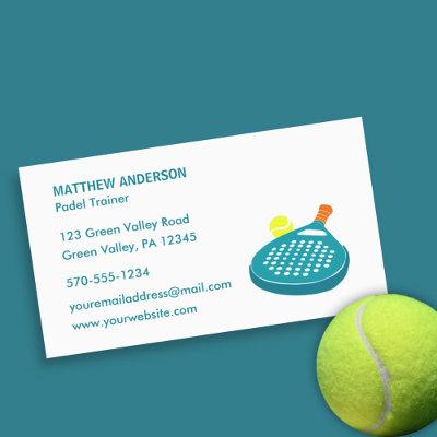 Padel Tennis Instructor Trainer Lessons