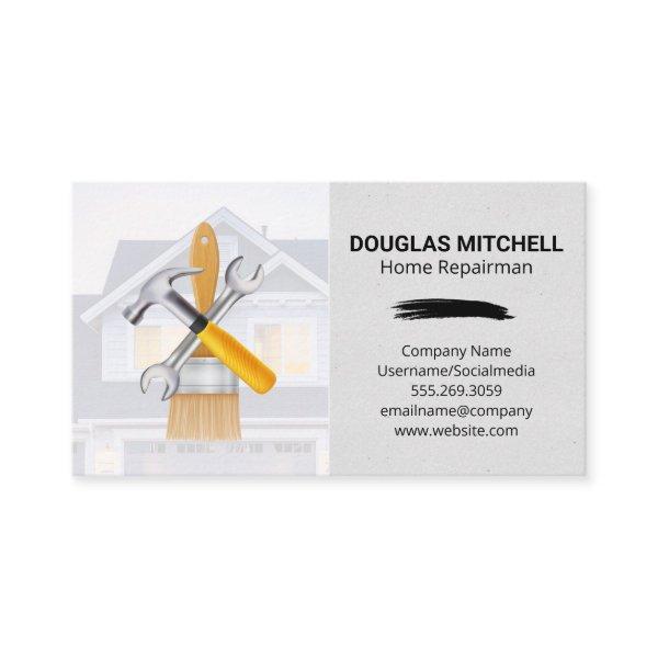 Paint Brush Hammer Wrench | Residential Home