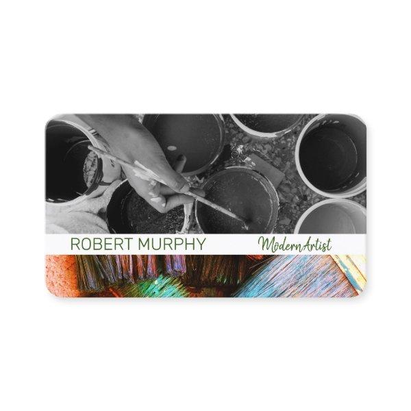Paint Buckets and Brushes | Artist