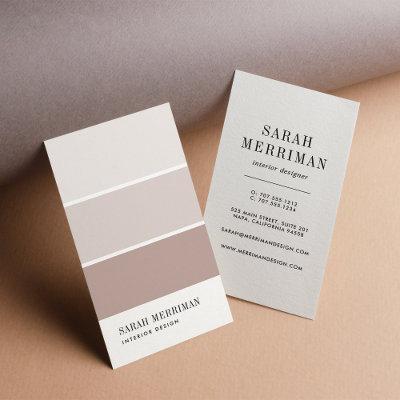 Paint Chip | Rose Taupe Home Interior Design
