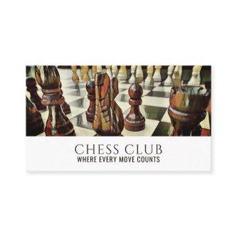 Painted Chess Board, Chess Club