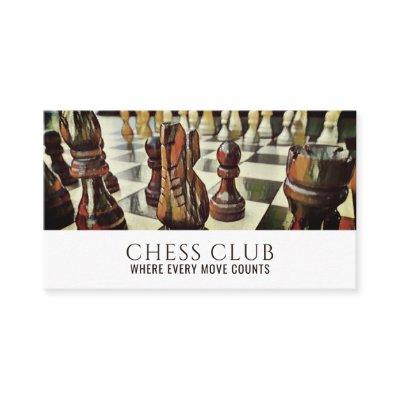 Painted Chess Board, Chess Club