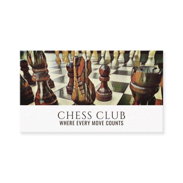 Painted Chess Board, Chess Club