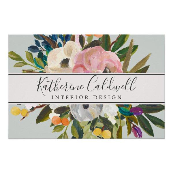Painted Floral  Poster