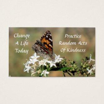 Painted Lady  Random Acts of Kindness Card