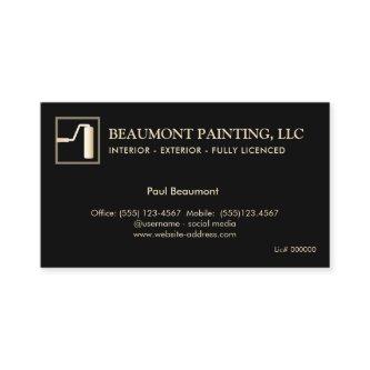 Painter Black Gold Paint Roller