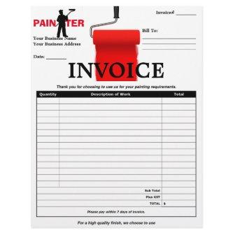 PAINTER INVOICE