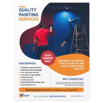 Painting Service Flyer Template