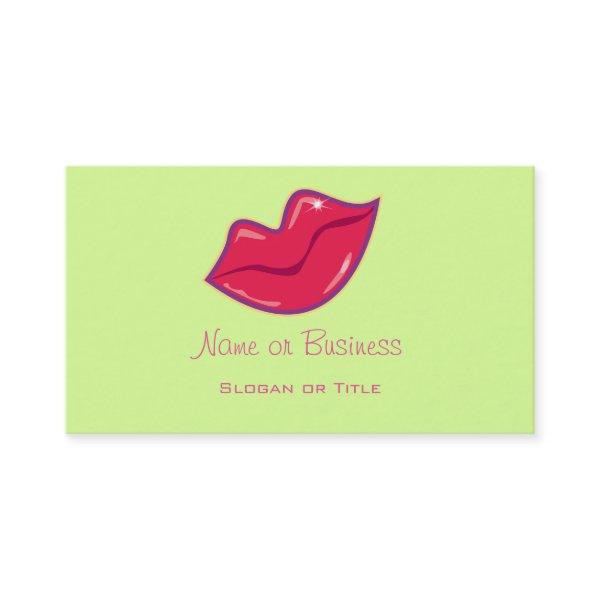Pair of Cherry Red Lips