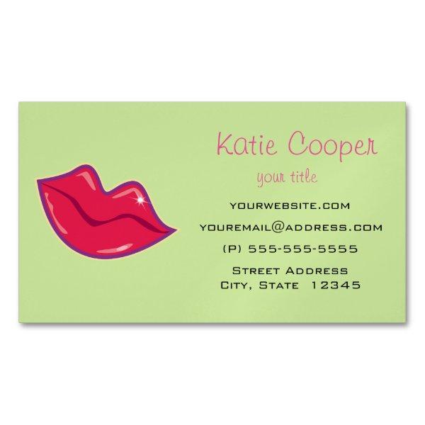 Pair of Cherry Red Lips Magnetic