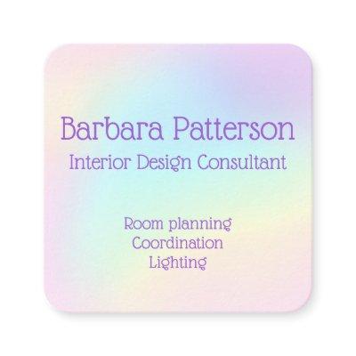 Pale Pastel Rainbow Prismatic