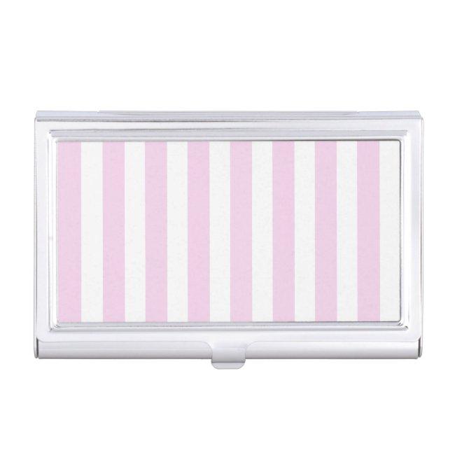 Pale pink and white candy stripes  case