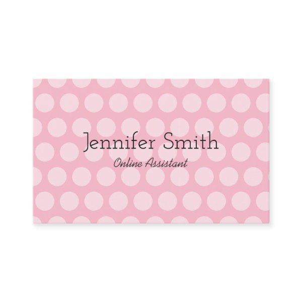 Pale Pink Polka Dot