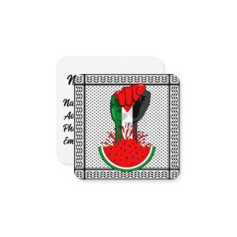 Palestine resistance fist on Watermelon Square