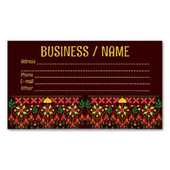 Palestine Tatreez Traditional Embrodery  Magnet