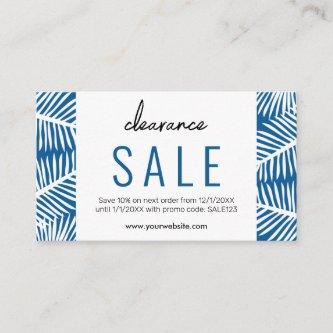 Palm Leaves Clearance Sale