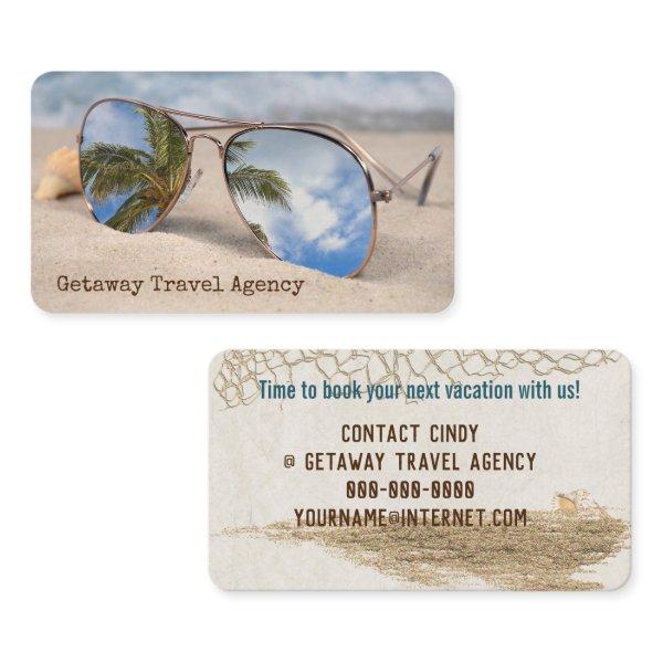 Palm Tree Reflection In Sunglasses