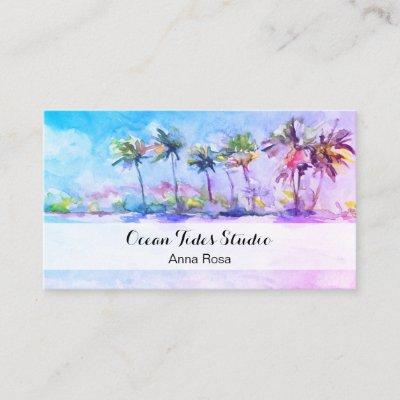 *~*  Palms Ocean Seashell Beach Planner Travel