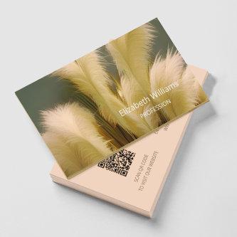 Pampas Grass Photo Interior Designer | QR Code
