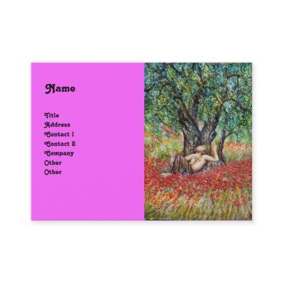 PAN, OLIVE TREE AND POPPY FIELDS