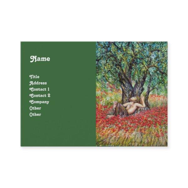 PAN, OLIVE TREE AND POPPY FIELDS