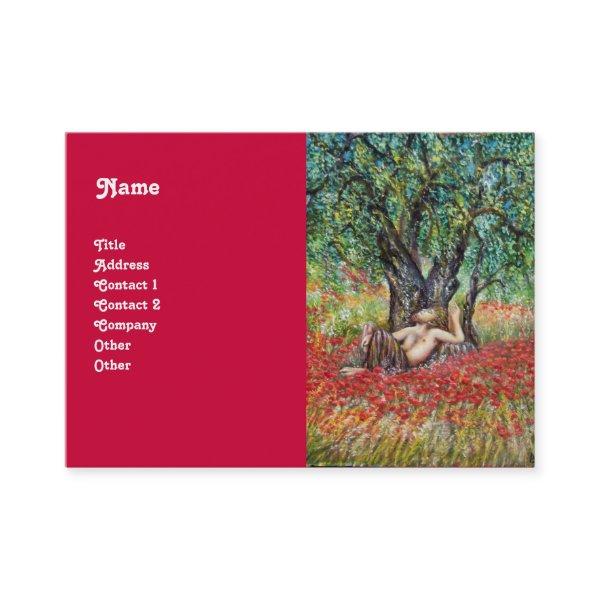 PAN, OLIVE TREE AND POPPY FIELDS