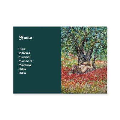 PAN, OLIVE TREE AND POPPY FIELDS