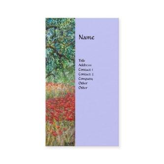 PAN,OLIVE TREE AND POPPY FIELDS monogram,blue