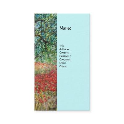 PAN,OLIVE TREE AND POPPY FIELDS monogram,blue