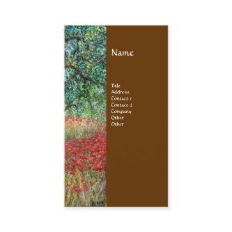 PAN,OLIVE TREE AND POPPY FIELDS Monogram,brown