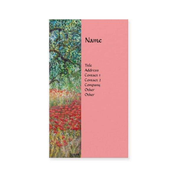 PAN,OLIVE TREE AND POPPY FIELDS monogram,pink