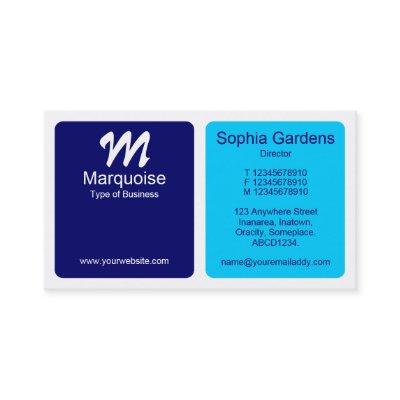 Panels - Dark Blue, Light Blue and White
