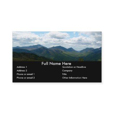 Panoramic Mountain View Bookmark
