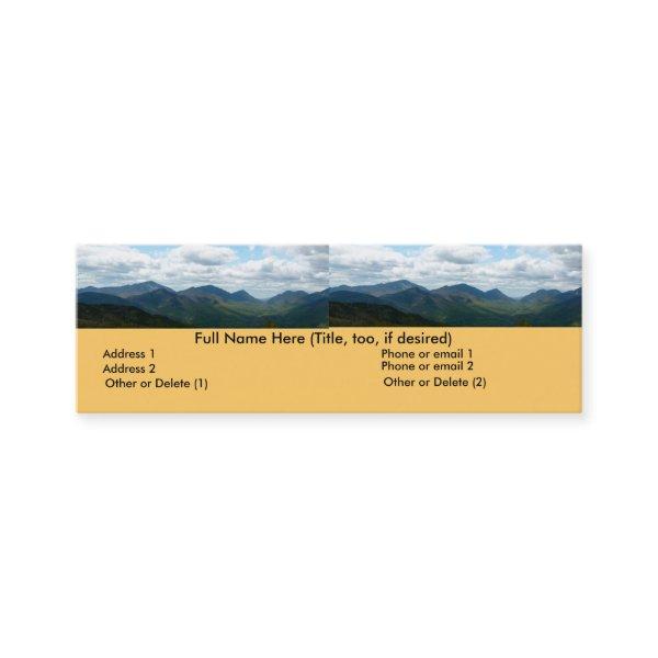 Panoramic Mountain View Bookmark Mini