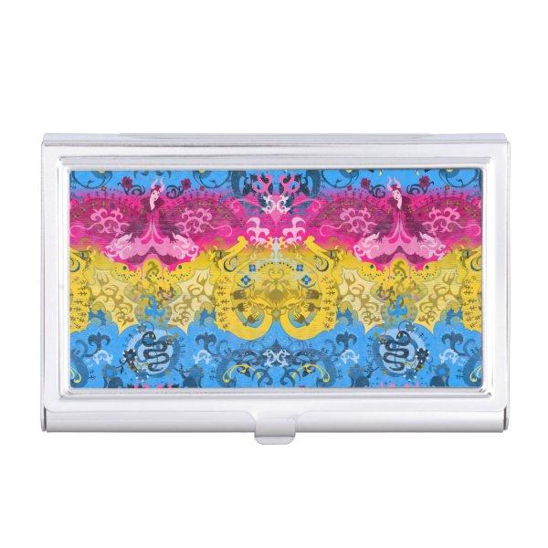 Pansexual Dragon Damask - Pride Flag Colors  Case